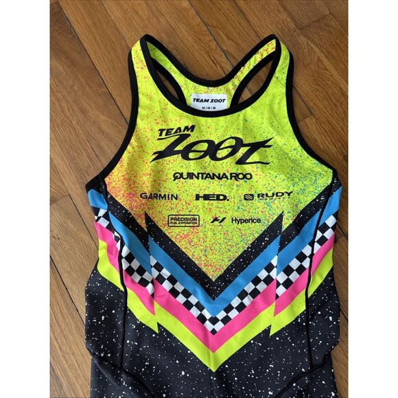 Team Zoot Women's Sprint Triathlon Open Back Racesuit Size M - Picture 3 of 8